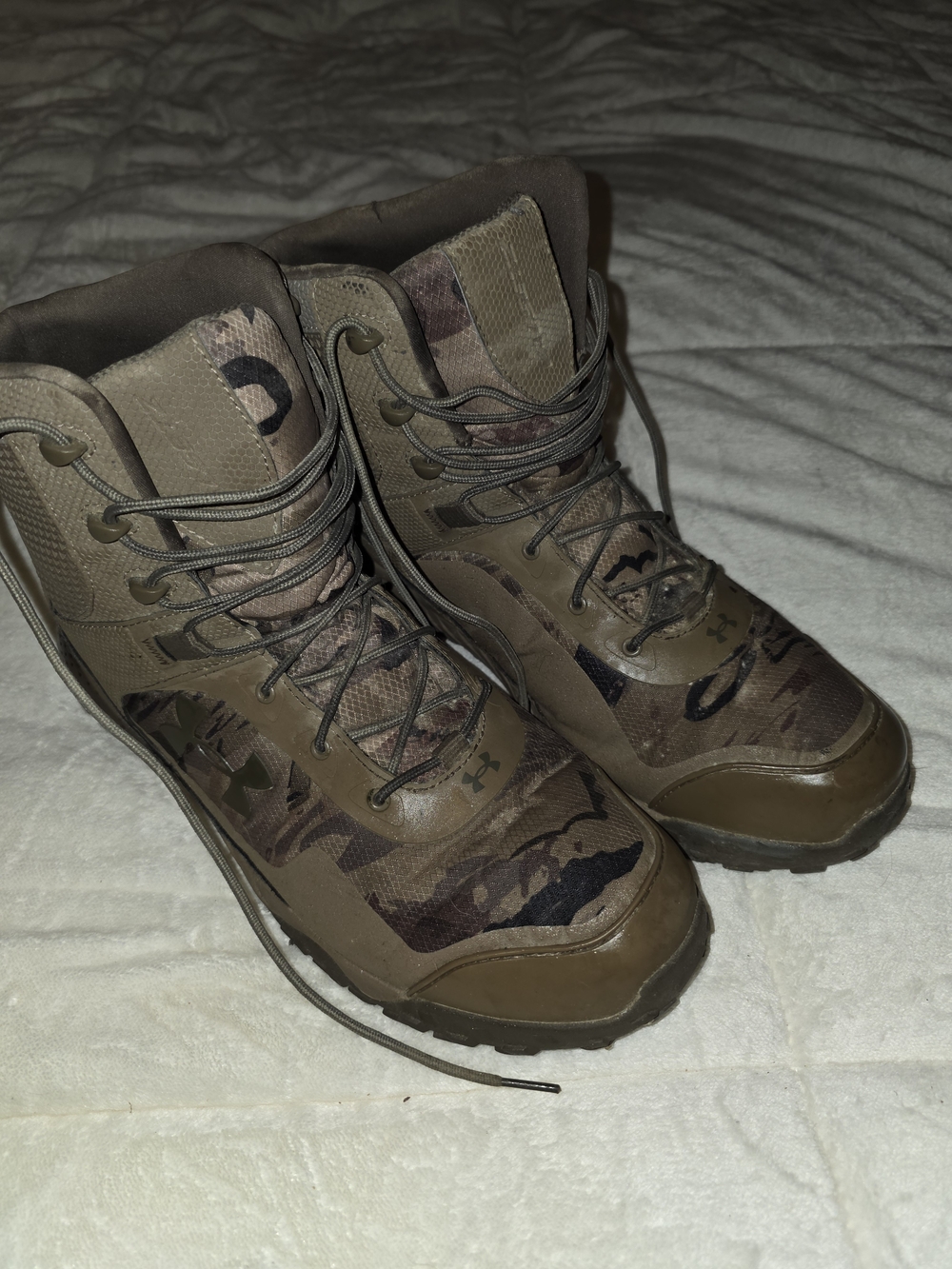Under Armour Men's Brown Camo Tactical Boots